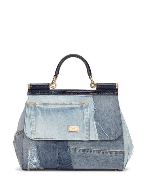 designer handbags dolce gabbana|dolce and gabbana denim handbags.